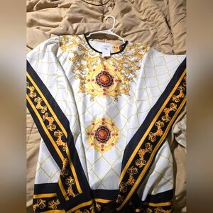 Han Di Ya Elegant Gold and Black Patterned Set